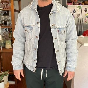 Coogi Reclaimed Reversible Levi’s jacket M/L